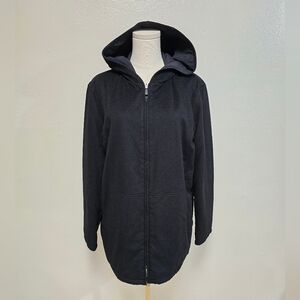 Loro Piana Storm System Hooded Reversible Wool Parka Coat Size 46/XS